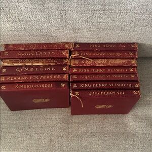 Set of 13 various Shakespeare plays from 1908 condition in line with 117 age